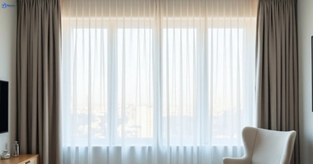Freshly steam cleaned curtains in willow-vale QLD