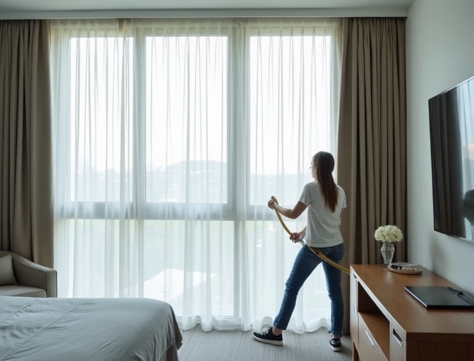 Willow Vale Sheer Curtain Cleaning